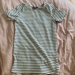 Striped t-shirt dress